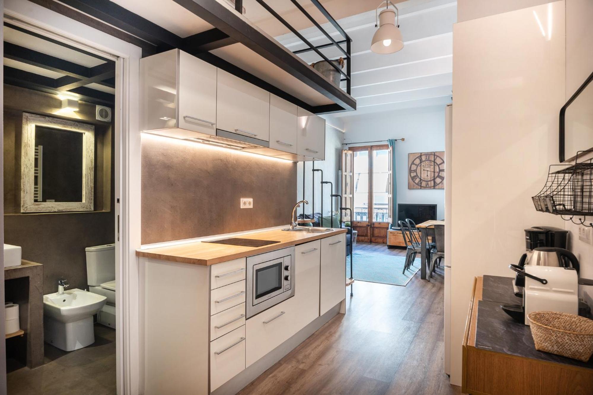 Beautiful Renovated Loft Minutes From The Beach Barcelona Exterior foto